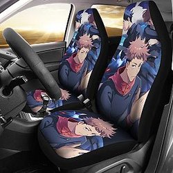 Yuji Itadori Car  Seat Covers Jujutsu Kai Sen Anime Covers Ci0607 SC2712