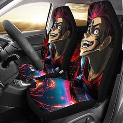 Yuji Itadori Car Seat Covers Fan Art Jujutsu KaiSen Anime Otoku Seat Covers Ci0609 SC2712