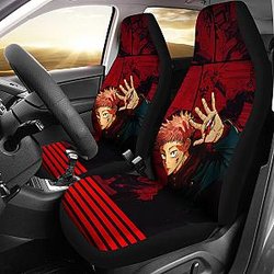 Juji Itadori Car Seat Covers Jujutsu KaiSen Anime Covers Ci0608 SC2712