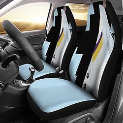 Naruto Car Seat Covers Kaguya Minimal Blue Seat Covers 03 SC2712