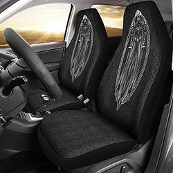 Odin - God Of Viking With Helm Of Awe Background Car Seat Covers Universal Fit 215521 SC2712