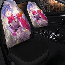 Rem Artist Re Zero Starting Life In Another World Best Anime 2020 Seat Covers Amazing Best Gift Ideas 2020 Universal Fit 090505 SC2712