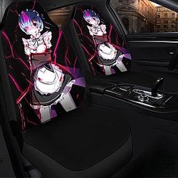 Rem Re_Zero Starting Life In Another World Best Anime 2020 Seat Covers Amazing Best Gift Ideas 2020 Universal Fit 090505 SC2712