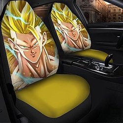 Yellow Goku Dragon Ball Best Anime 2020 Seat Covers Amazing Best Gift Ideas 2020 Universal Fit 090505 SC2712