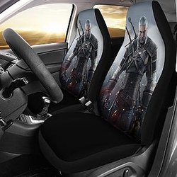 Geralt Of Rivia The Witcher Movie Seat Covers Amazing Best Gift Ideas 2020 Universal Fit 090505 SC2712