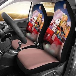 Snoopy And Cloud Dream Car Seat Covers Amazing Best Gift Ideas 2020 Universal Fit 090505 SC2712