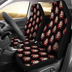 Money Heist Heads Team Seat Covers Amazing Best Gift Ideas 2020 Universal Fit 090505 SC2712