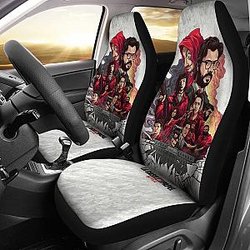 Money Heist Team Seat Covers Amazing Best Gift Ideas 2020 Universal Fit 090505 SC2712