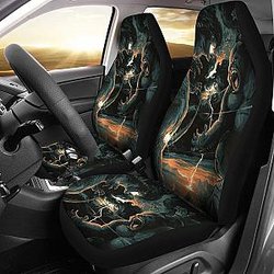 Godzilla Fight King Kong 2020 Seat Covers Amazing Best Gift Ideas 2020 Universal Fit 090505 SC2712