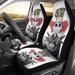 Jack Skellington Mad Hatter Car Seat Covers Universal Fit 051012 SC2712