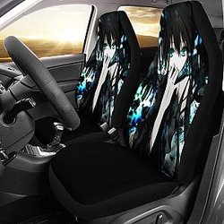 Black Rock Shooter Seat Covers Amazing Best Gift Ideas 2020 Universal Fit 090505 SC2712