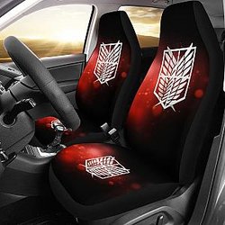 Attack On Titan Logo Seat Covers 1 Amazing Best Gift Ideas 2020 Universal Fit 090505 SC2712