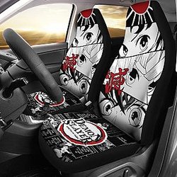 Kimetsu No Yaiba  Demon Slayer Car Seat Covers Manga Mixed Anime Universal Fit 194801 SC2712