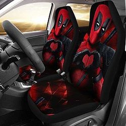 Deadpool Heart Hand Car Seat Covers Universal Fit 051012 SC2712