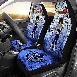 Vegeta Super Hero Dragon Ball Z Car Seat Covers Manga Mixed Anime Universal Fit 194801 SC2712