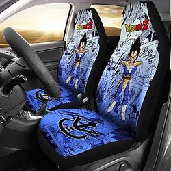 Vegeta Characters Dragon Ball Z Car Seat Covers Manga Mixed Anime Universal Fit 194801 SC2712