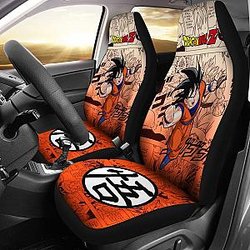 Son Goku Characters Dragon Ball Z Car Seat Covers Manga Mixed Anime Universal Fit 194801 SC2712