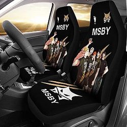 Msby Haikyuu Car Seat Covers Anime Custom Team Vp10 Universal Fit 194801 SC2712