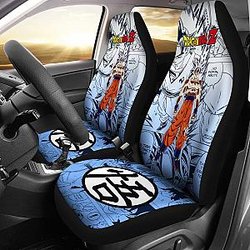 Goku Ultra Dragon Ball Z Car Seat Covers Manga Mixed Anime Super Strong Universal Fit 194801 SC2712