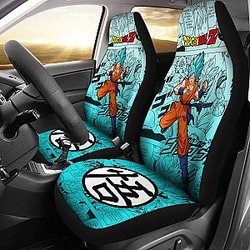 Goku Blue Characters Dragon Ball Z Car Seat Covers Manga Mixed Anime Universal Fit 194801 SC2712