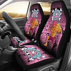 Tony Tony Chopper Cotton Candy Lover One Piece Car Seat Covers Anime Mixed Manga Cute Universal Fit 194801 SC2712