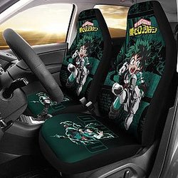 Izuku Midoriya Deku My Hero Academia Car Seat Covers Manga Mixed Anime Funny Universal Fit 194801 SC2712