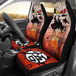 Goku Kid Smile Dragon Ball Z Car Seat Covers Manga Mixed Anime Universal Fit 194801 SC2712