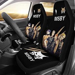 Msby Haikyuu Car Seat Covers Symbol Team Anime Fan Vp10 Universal Fit 194801 SC2712