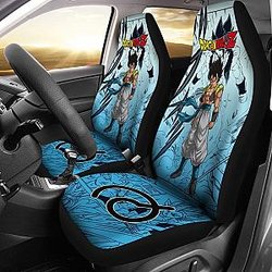 Gogeta Dragon Ball Z Car Seat Covers Manga Mixed Anime Cool Universal Fit 194801 SC2712