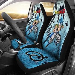 Gogeta Dragon Ball Z Car Seat Covers Manga Mixed Anime Universal Fit 194801 SC2712