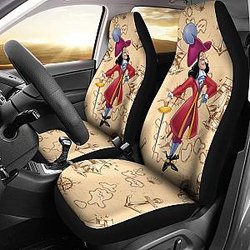 Captain Hook Peter Pan Car Seat Covers Funny Universal Fit 194801 SC2712