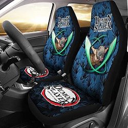 Demon Slayer Inosuke Uniform Car Seat Covers Anime Universal Fit 194801 SC2712