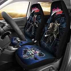 Jojo'S Bizarre Adventure Jotaro Kujo Car Seat Covers Universal Fit 194801 SC2712