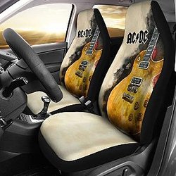 Acdc Car Seat Covers Guitar Rock Band Fan Gift Universal Fit 194801 SC2712