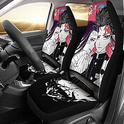 Nezuko &amp; Tanjiro Demon Slayer Car Seat Covers For Fan Universal Fit 194801 SC2712