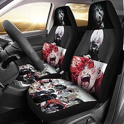 Tokyo Ghoul Car Seat Covers Anime Fan Gift Idea Universal Fit 194801 SC2712