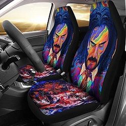 John Wick Graphic Art Car Seat Covers Movies Fan Universal Fit 194801 SC2712