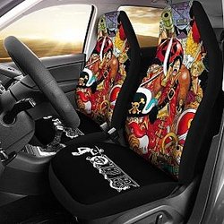 Straw Hat Pirates One Piece Anime Car Seat Covers Universal Fit 194801 SC2712