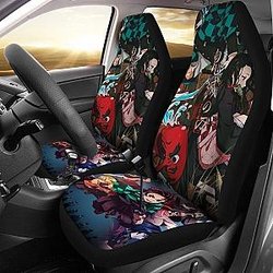 Demon Slayer Car Seat Covers For Anime Fan Universal Fit 194801 SC2712