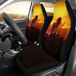 Lion King 2019 Simba &amp; Mufasa Car Seat Covers Universal Fit 194801 SC2712