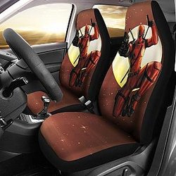 Deadpool Fighting Car Seat Covers For Fan Universal Fit 194801 SC2712