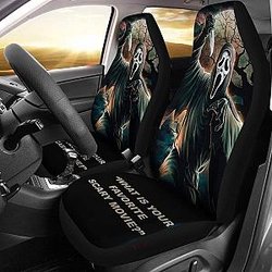 Scream Movies Halloween Car Seat Covers Fan Gift Idea Universal Fit 194801 SC2712