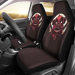 Bulldog Deadpool Car Seat Covers Universal Fit 194801 SC2712