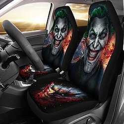 Joker Smile Car Seat Covers Fan Gift Universal Fit 194801 SC2712