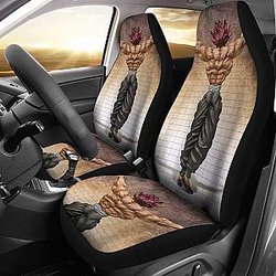 Yuijro Hanma Baki Art Car Seat Covers Anime Fan Gift Universal Fit 173905 SC2712