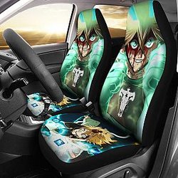 Black Clover Car Seat Covers Luck Voltia Black Clover Car Accessories Fan Gift Ci122002 SC2712