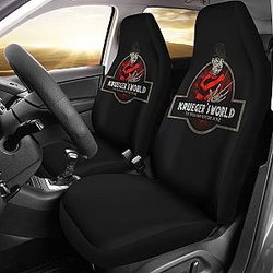 Freddy Krueger Krueger's World Car Seat Covers Movie Fan Gift Universal Fit 103530 SC2712