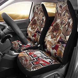 Yuijro Hanma Baki Car Seat Covers Anime Oil Pant Universal Fit 173905 SC2712