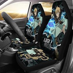 Black Clover Car Seat Covers Luck Voltia Black Clover Car Accessories Fan Gift Ci122004 SC2712