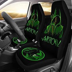 Green Arrow Art Car Seat Covers Amazing Gift Ideas Universal Fit 173905 SC2712